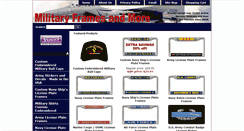 Desktop Screenshot of militaryframesandmore.com